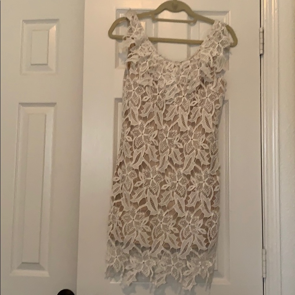 Sabo skirt white lace dress